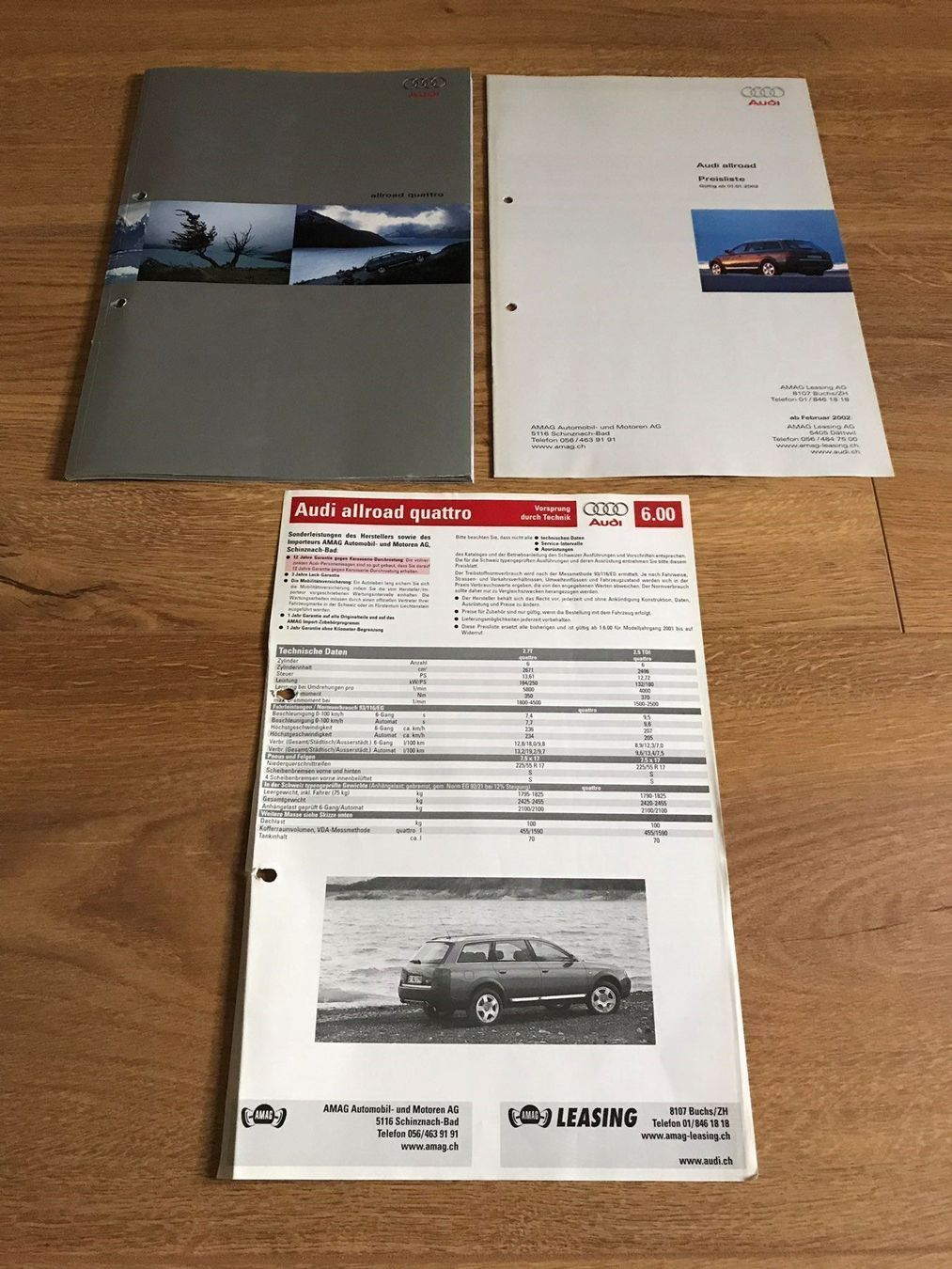 Audi Dokumente: Audi Allroad Quattro Prospekt Jg. 2000 – Gebraucht aus Freienstein von Golfbueb