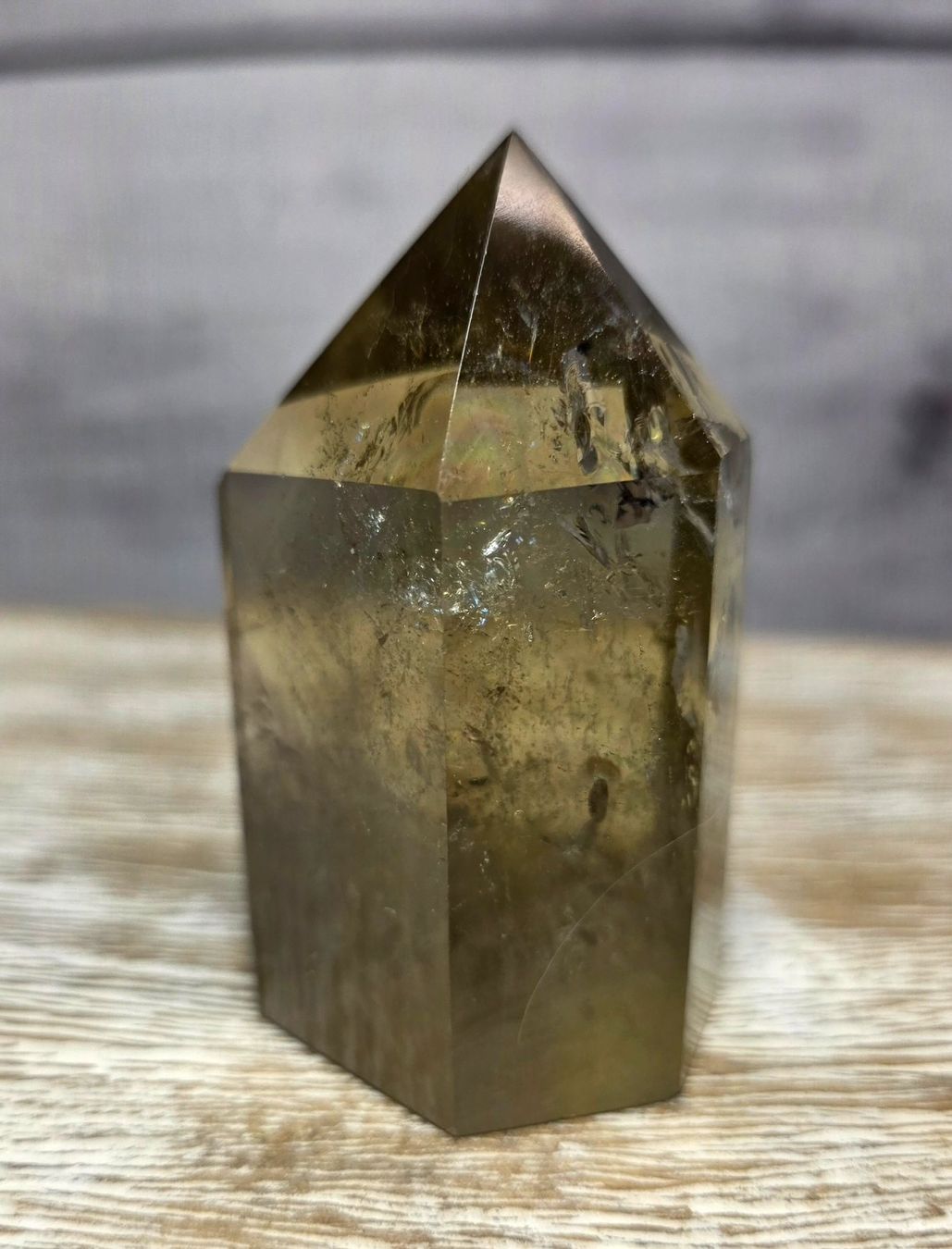 Minerali & Pietre curative: Citrin Obelisk C1 113g – Nuovo e nell'imballaggio originale da Matzingen venduto da Shay_Crystalz 1
