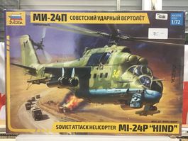 Zvezda MI-24P Hind Bausatz 1:72,