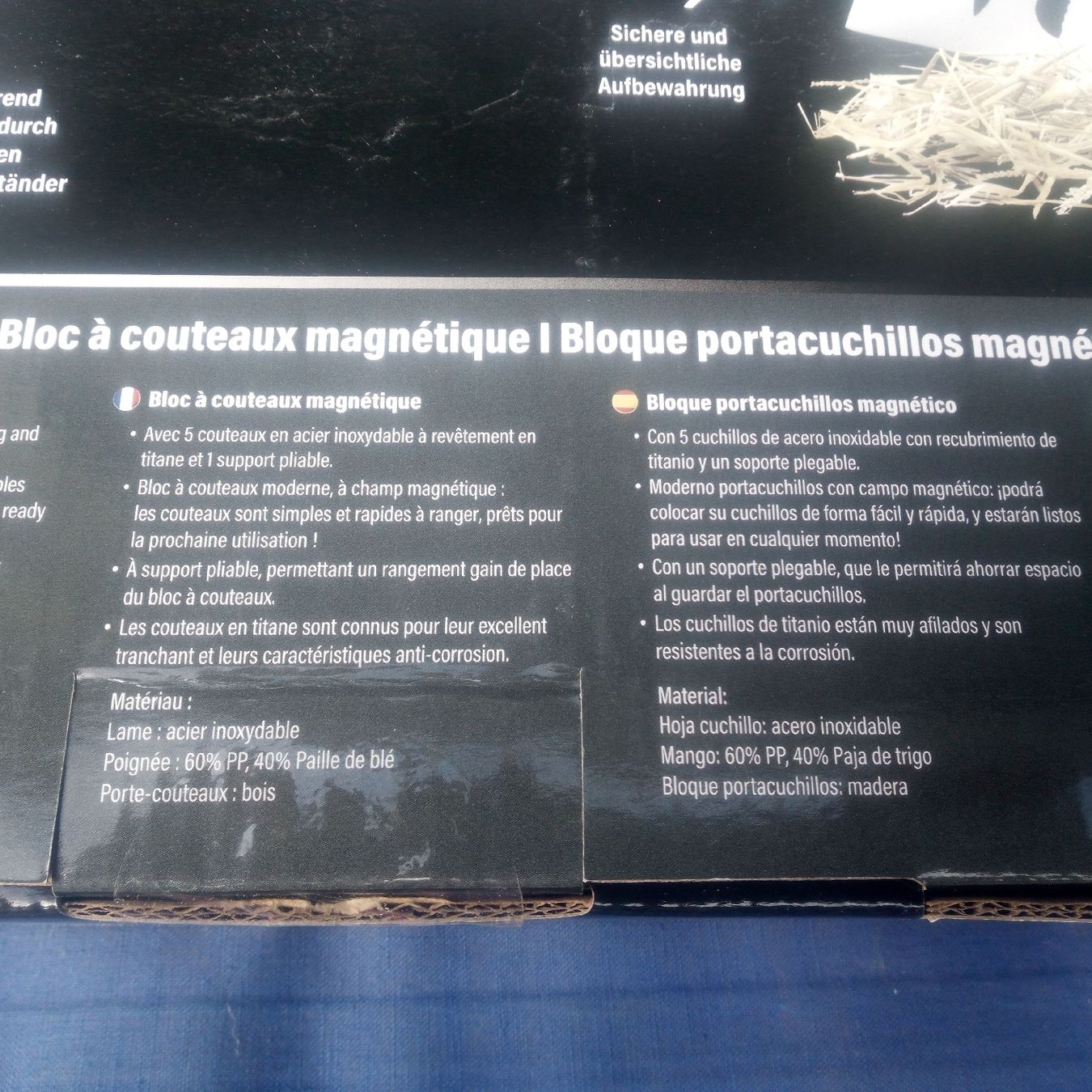Coltelli: Stoneline Messerblock Magnetisch, 5 Messer, NEU – Nuovo e nell'imballaggio originale da Luzern venduto da toenu23 3