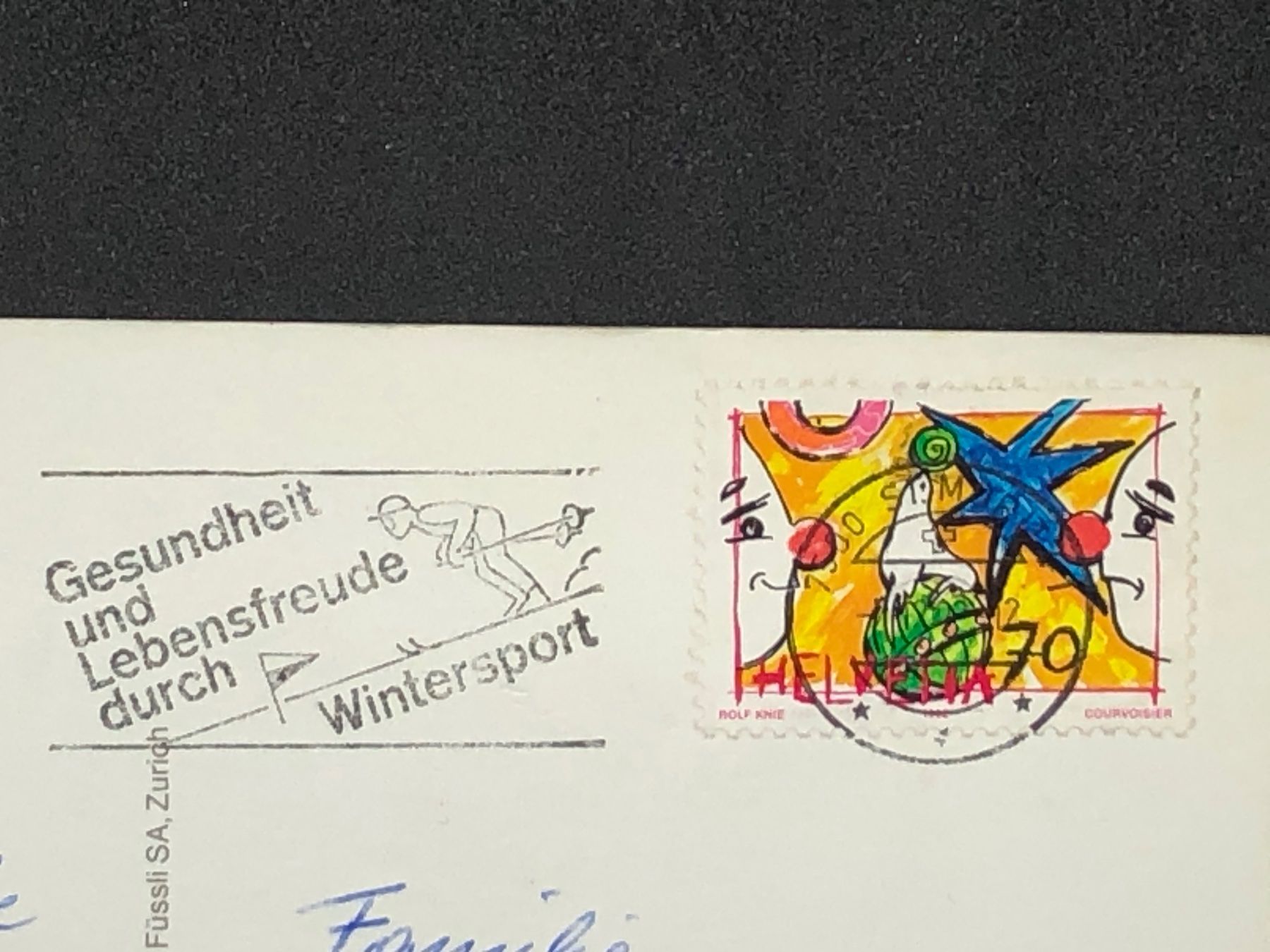 Cartoline postali: St. Moritz/Bad/Dorf, Engadin – Usato da Widnau venduto da Brusi9 1