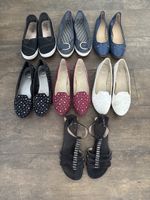 7 Paar schöne teilweise Neue Schuhe diverse Farben Gr. 39