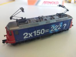 E-Lok Re 4/4 II "2X150=222" der SBB von Arnold N, Fabrikneu