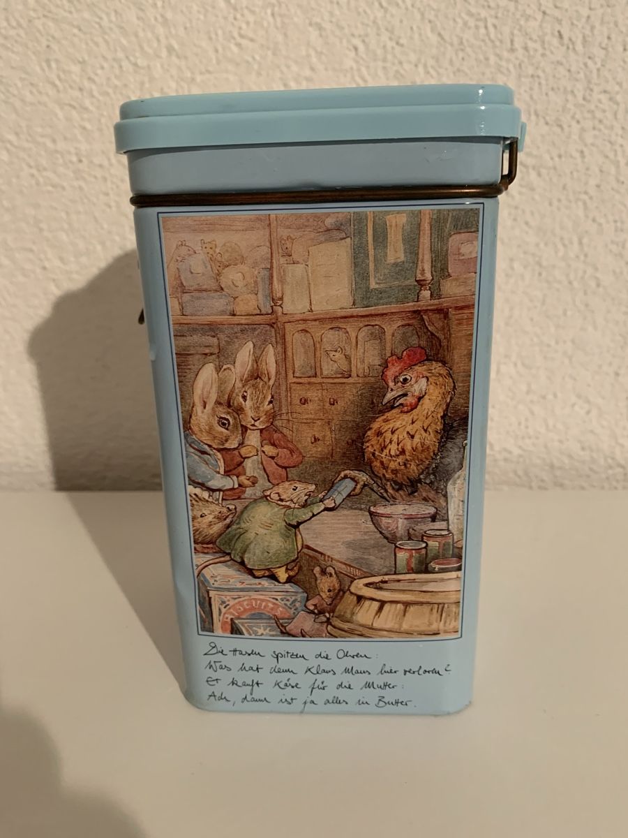 Contenitori & Simili: Peter Rabbit Keksdose Blechdose Aufbewahrung Nostalgie – Usato da Hinteregg venduto da GARANTA 2