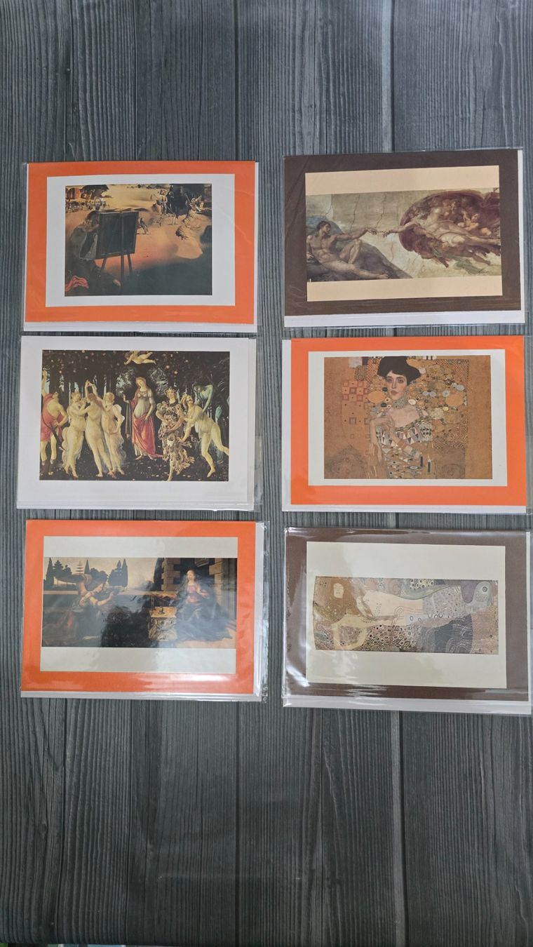 Cartoline: Kunst Grusskarten - Botticelli / da Vinci / Michelangelo – Nuovo (secondo la descrizione) da Thalwil venduto da VitaMini