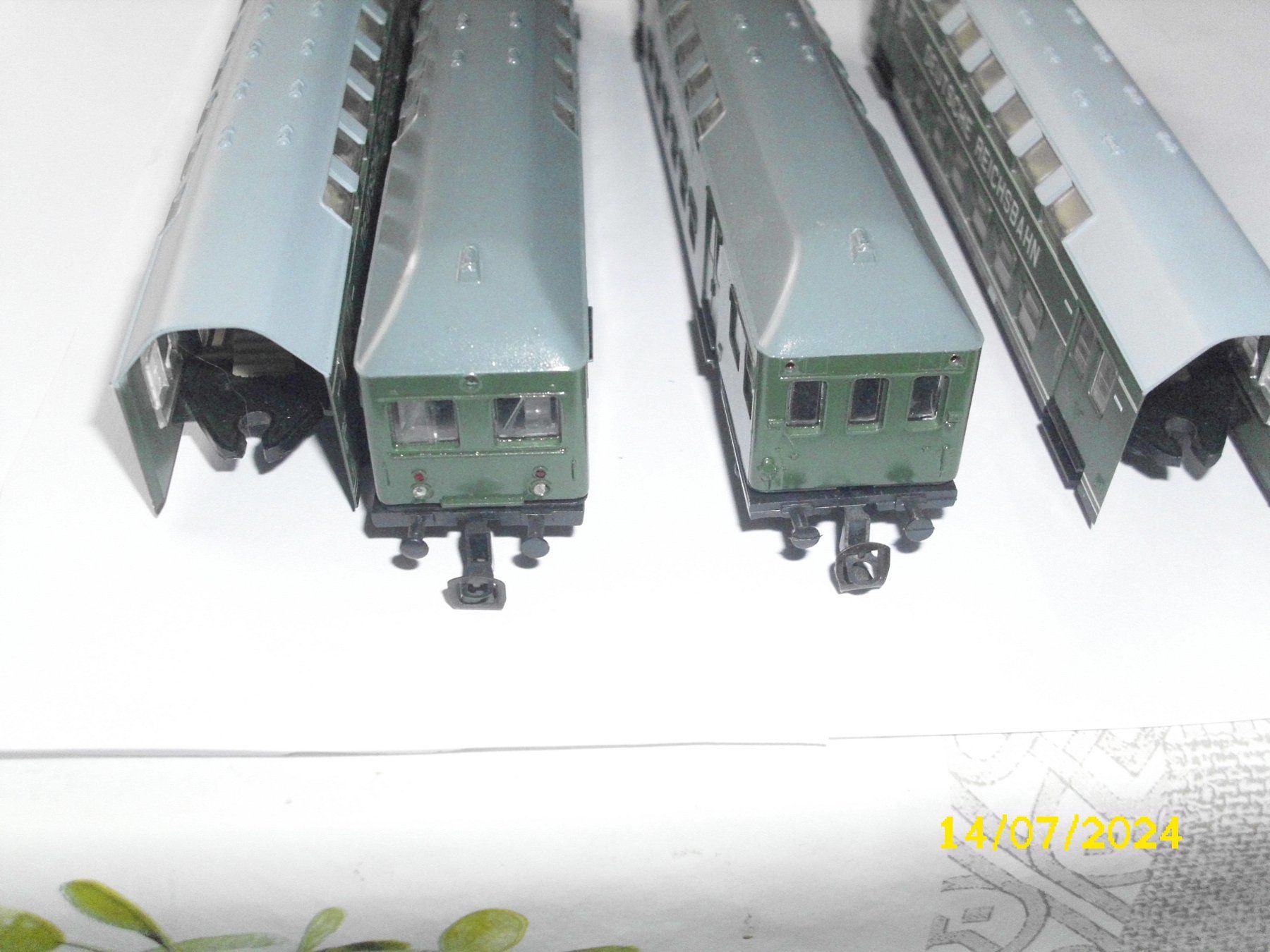 Tillig Modellini di ferrovie: Doppelstockzug der DR in TT – Usato da Schwanden GL venduto da roerich20 7