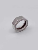 BRINKHAUS WEISSGOLDRING MIT DIAMANTEN