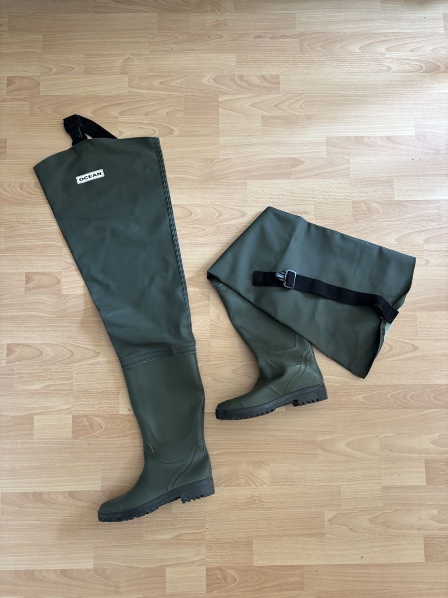 Scarpe da uomo: Fischerstiefel 'Ocean' Grösse 44 – Usato da Erlach venduto da Kuze