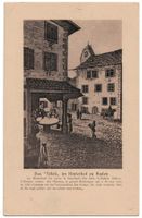 Baden, das Täfeli im Hinterhof, alte Abbildung