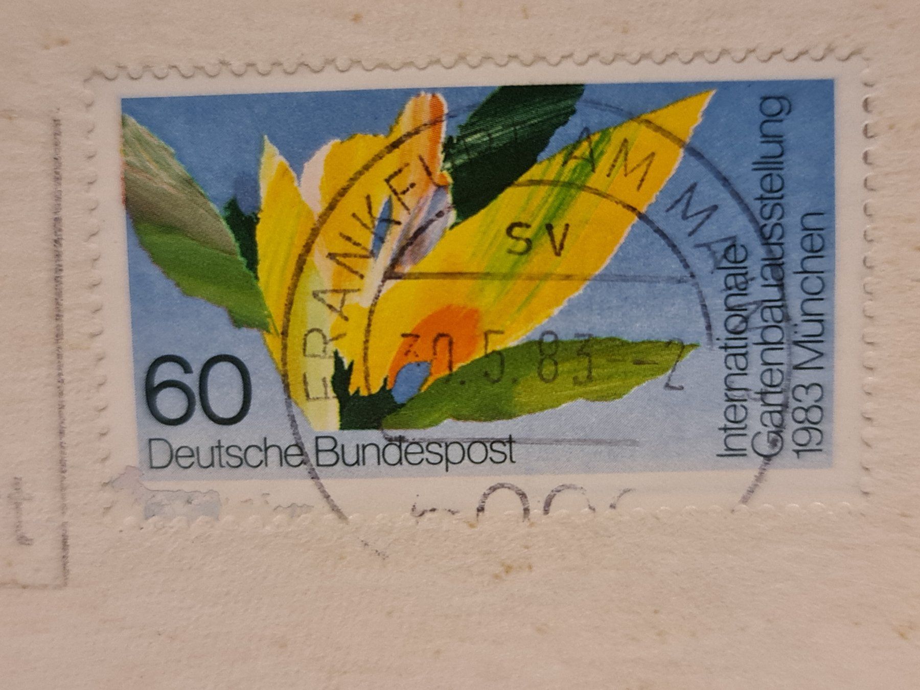 Cartoline postali: Ansichtskarte Frankfurt am Main 1983 – Usato da Dintikon venduto da Vexi 1