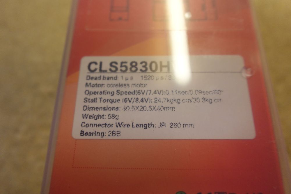 CLS5830HV 30 kg Full Waterproof HV Coeless Servo für 1/5 Red Kaufen