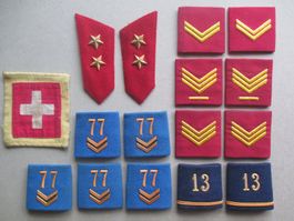 Grosse Sammlung Militär-Abzeichen CH