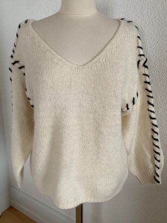 Effeny Damen Strickpullover, Gr. TU, Beige, NEU