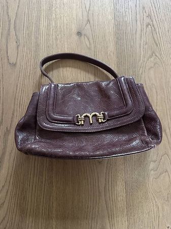 Lila Momoni Patent Tasche Italienisch
