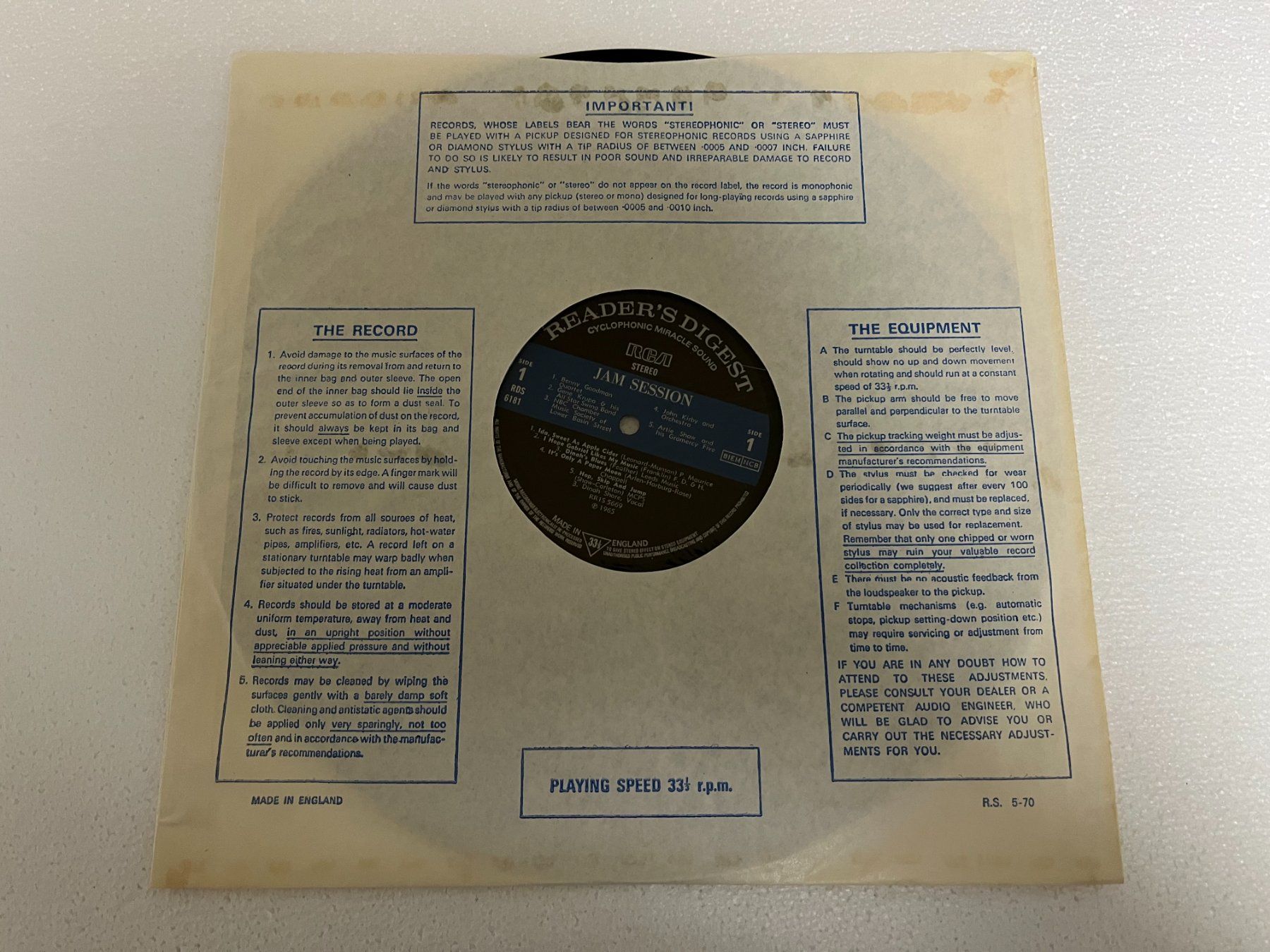 Dischi in vinile: Schallplatten Vinyl LP Jam Session LP – Usato da Mumpf venduto da dadaboygugu 2