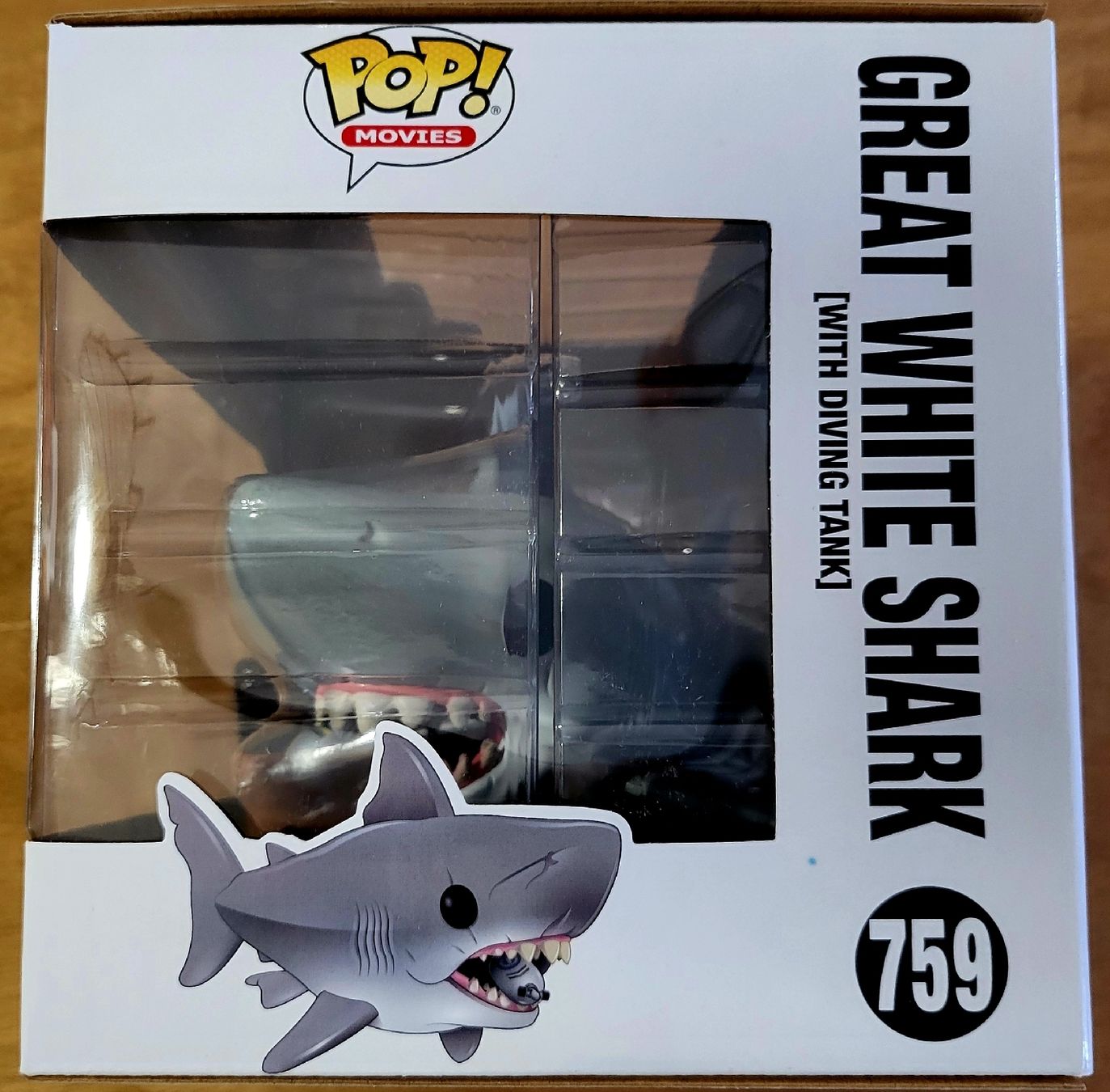 Funko Statuette: Funko Pop Jaws  Great White Shark with Diving Tank – Nuovo e nell'imballaggio originale da Montet (Glâne) venduto da KOADA 2