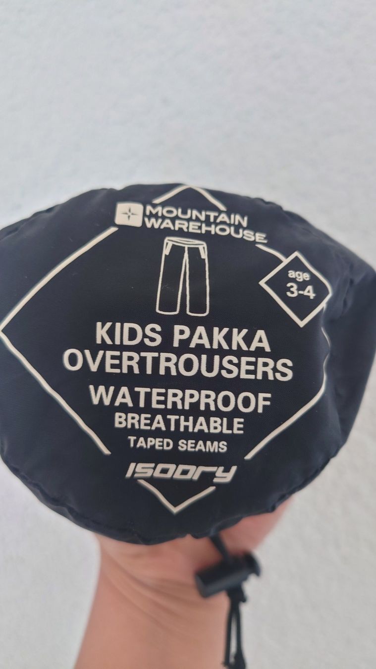 Pantaloni: Pantalon imperméable Mountain Warehouse 3-4 ans – Usato da Vevey venduto da MAMA-a-Vevey