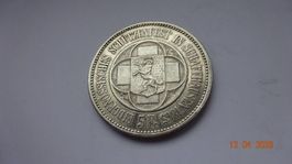 5 Fr 1865 Schaffhausen Schützentaler Unz.