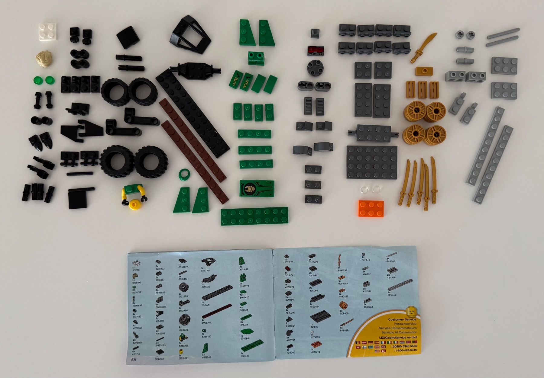 Lego Kit di costruzioni: LEGO NINJAGO 71700 Le Buggy de la Jungle – Usato da Genève venduto da AS27 4