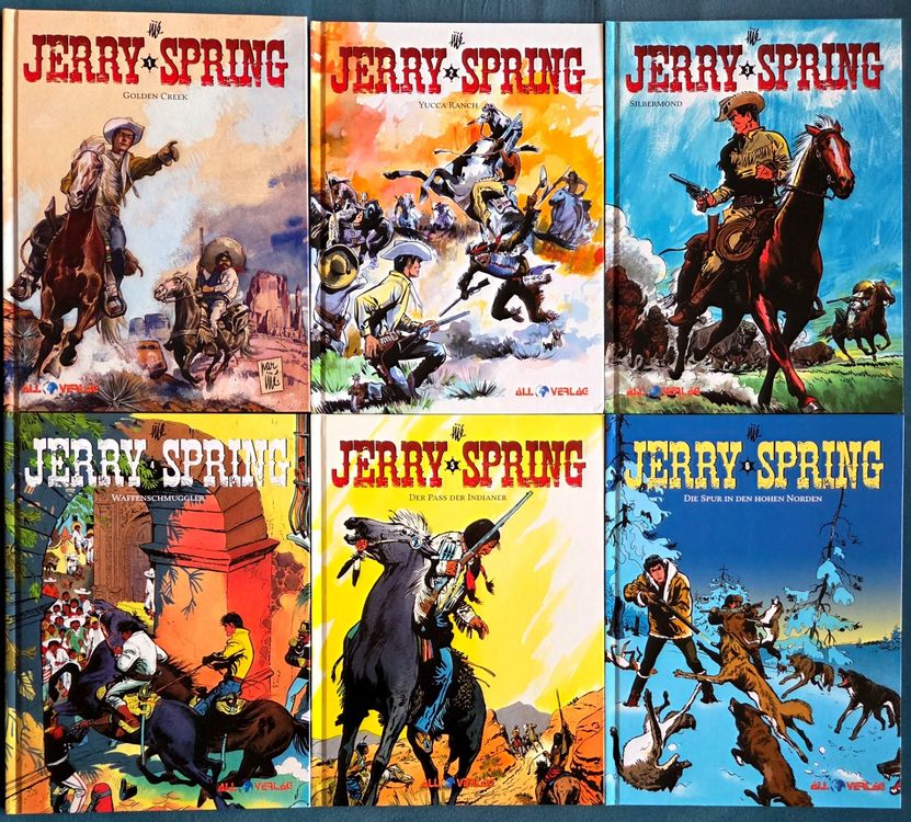 Jijé - Jerry Spring - Band 1-10 - Comic (Neu (gemäss Beschreibung)) in ...