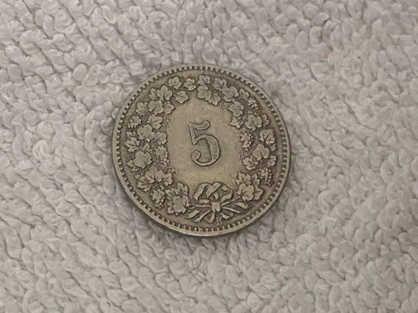 Tutti le monete: 5 centimes/rappen 1905 – Usato da Nyon venduto da Ilmi09 1