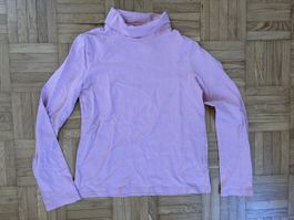 Col roulé rose raille 134-140