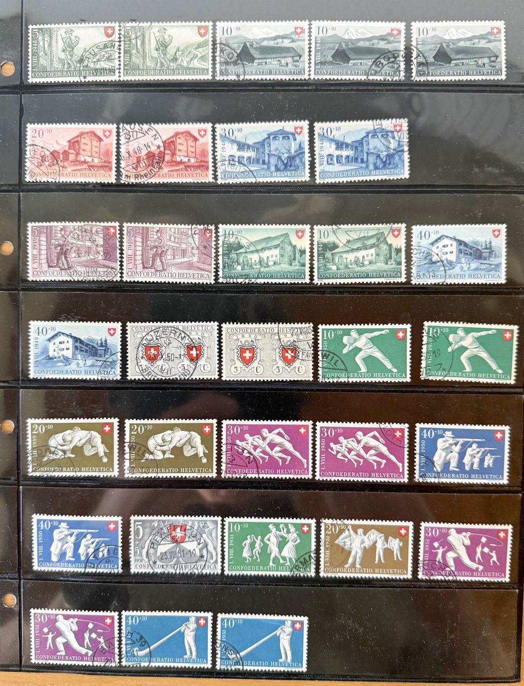 Tutti i francobolli: PP Slg komplett mit doubletten Kat. ca. 1700.- – Usato da Steinhausen venduto da yukon26 3