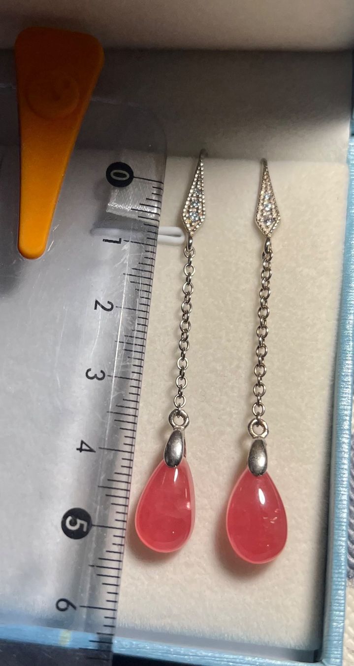 Orecchini pendenti & Orecchini a lobo: Ohrringe mit Rhodochrosit in S925 – Nuovo (secondo la descrizione) da Bern venduto da Steinfieber 3