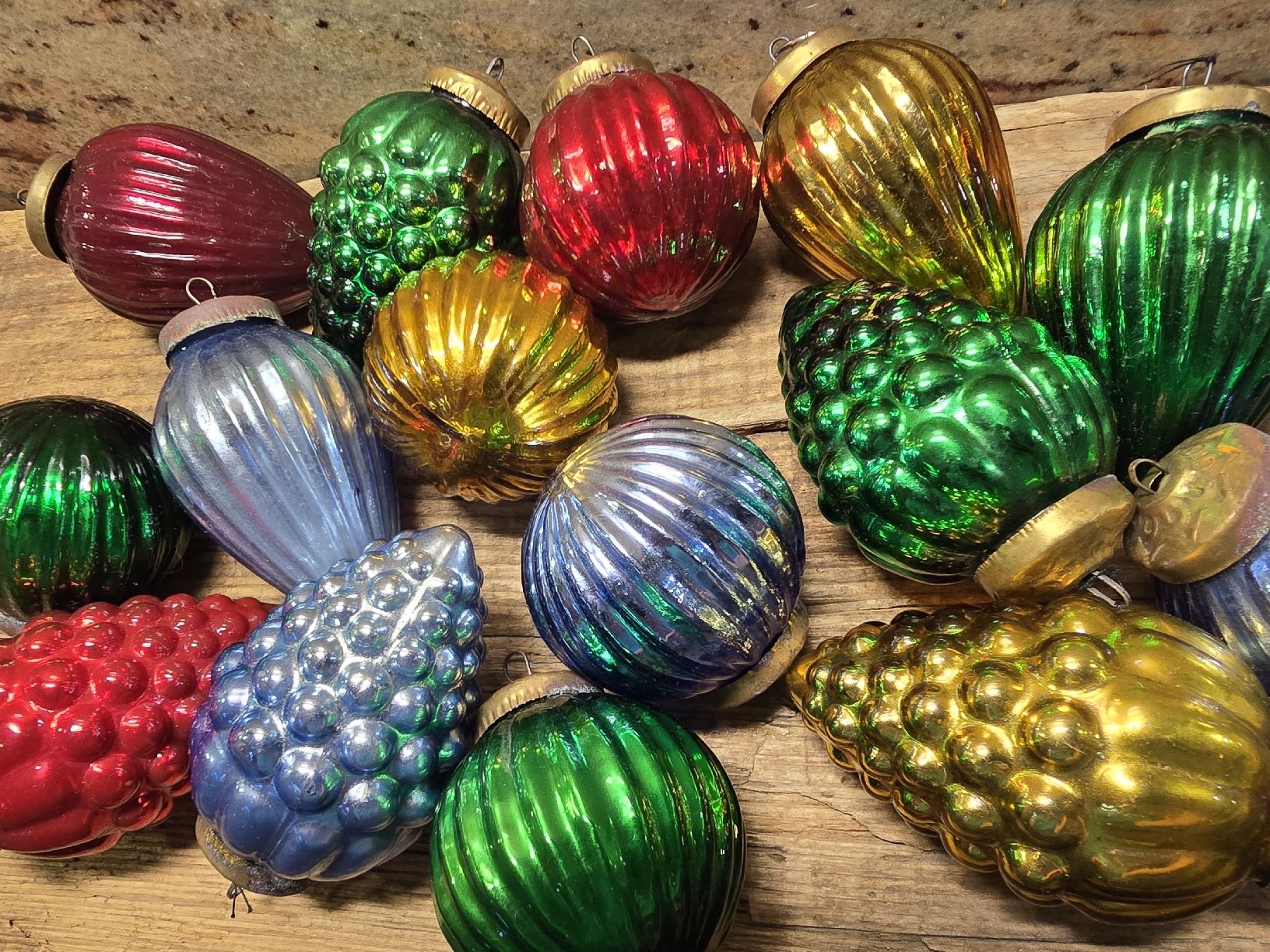 Alle Dekorationen: 15 Stk. Antike Mondo Weihnachtskugeln – Gebraucht aus Walkringen von Vanuca 5