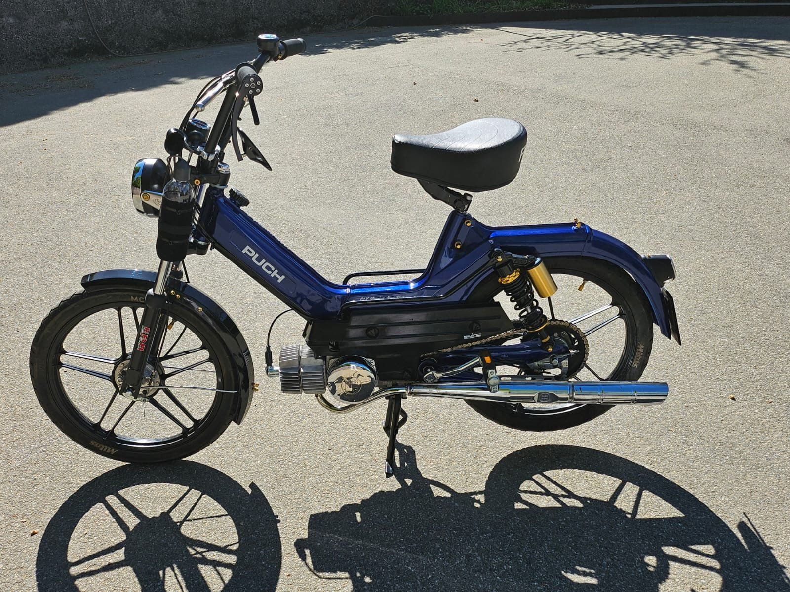 Puch Ciclomotori: Puch Maxi S mit BMW Lack – Usato da Niederteufen venduto da Beuzi 3