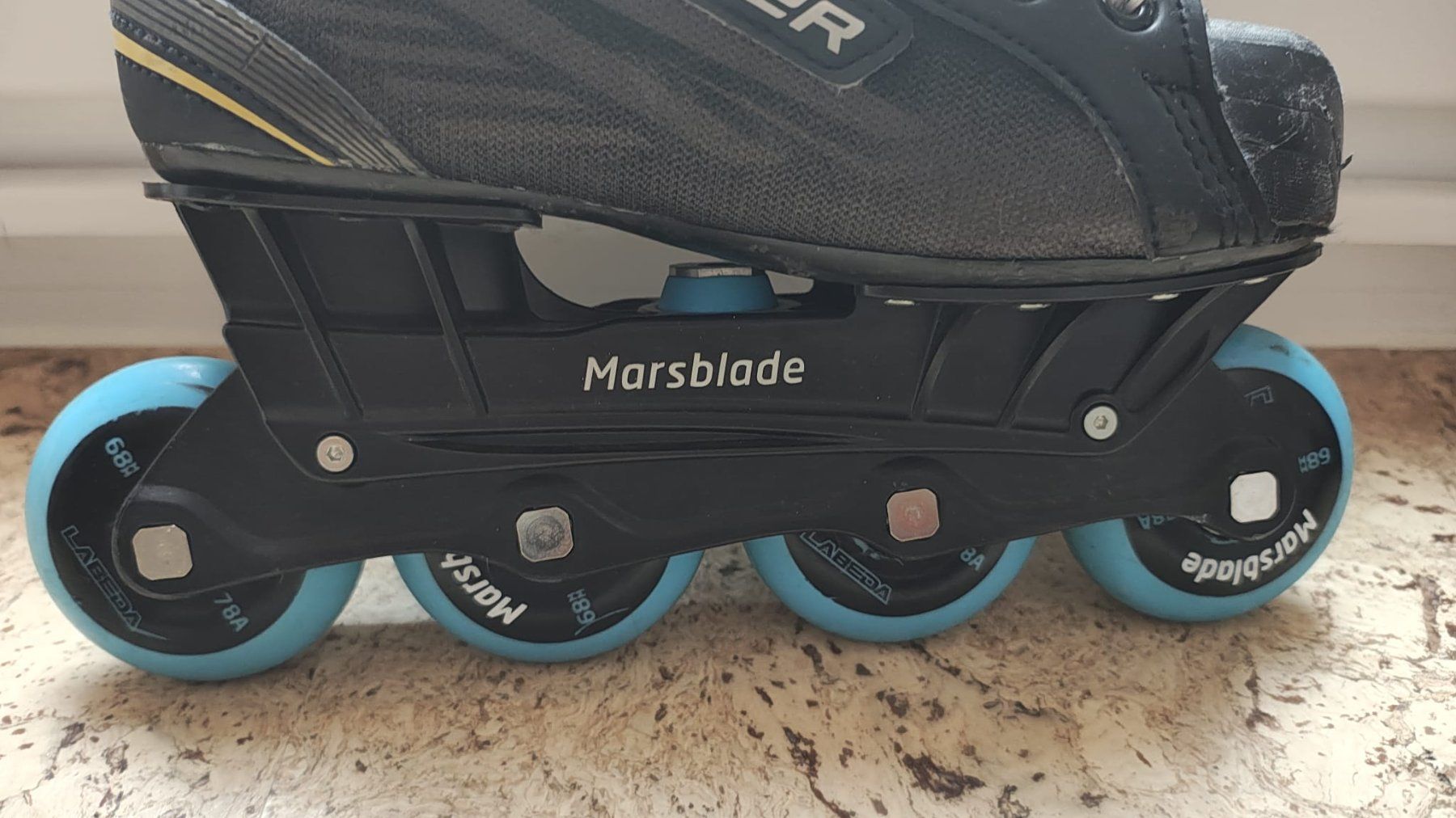 Bauer Inline-Skating & Rollschuhe: Bauer Supreme Skate mit Marsblade O1 Inline Kit (Gr.36) – Gebraucht aus Worblaufen von Nuessu71