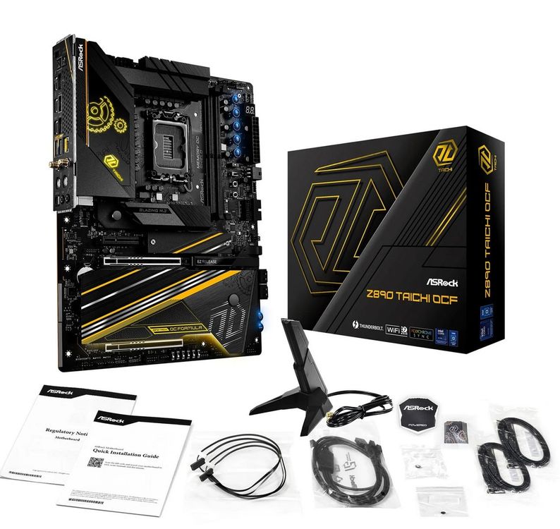 Photo inspiration: Fresh Look at Asrock Z890 Taichi Ocf Formula High End Overclocking Neu Und