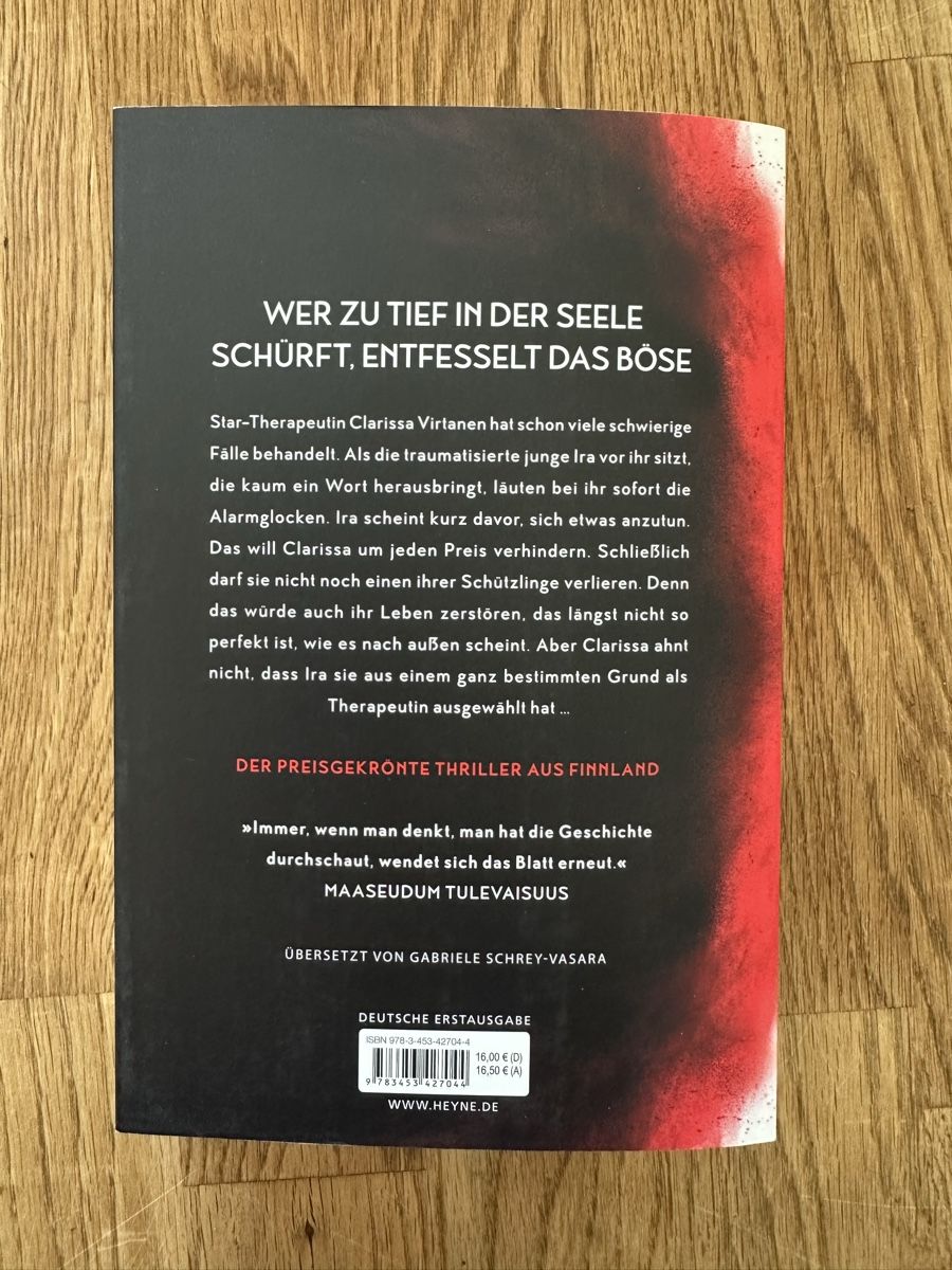Libri: Spannender Finnland-Thriller: Therapiert – Usato da Biberstein venduto da Koala1995 1