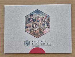 Lichtenstein, Crypto Stamp Circus, "Der Clown", ROT!  Neu!!!