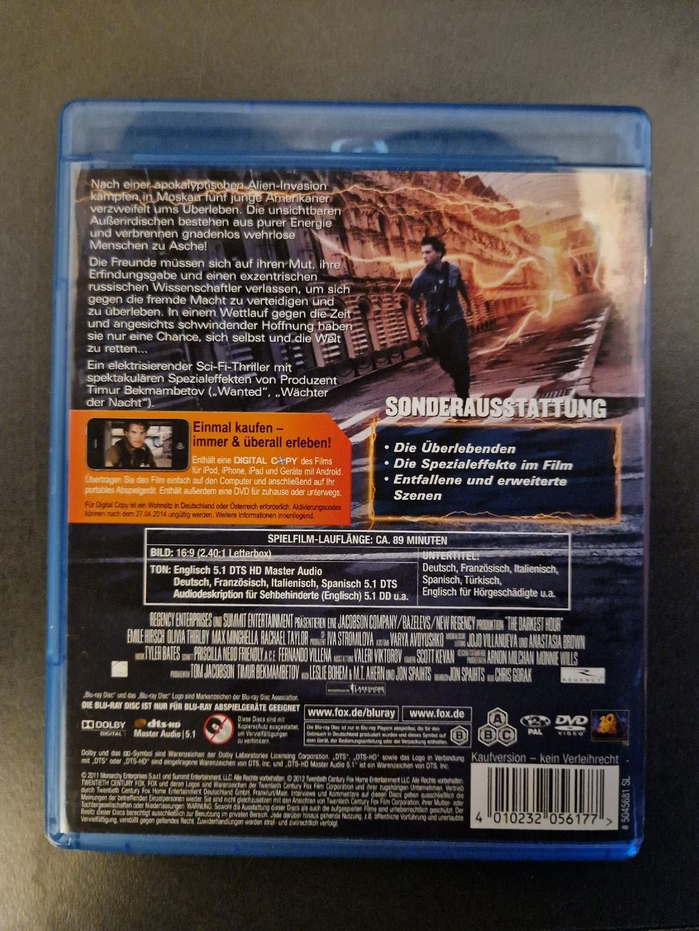 Alle DVDs: Darkest Hour, blu-ray, science fiction, thriller, alien – Gebraucht aus Thayngen von Lan222 1