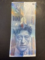Schweizer Banknote 100 Fr.