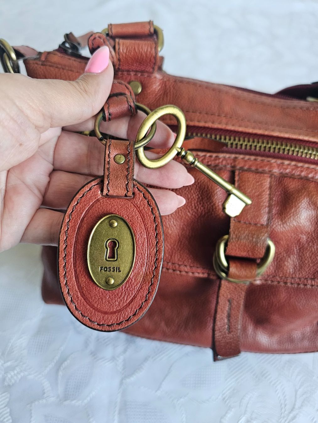Fossil Borse da donna: *FOSSIL * Damen Handtasche oder Umhängetasche Leder – Usato da Bronschhofen venduto da Xena37 3