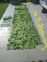 Sichtschutz Hecke künstlich, grün