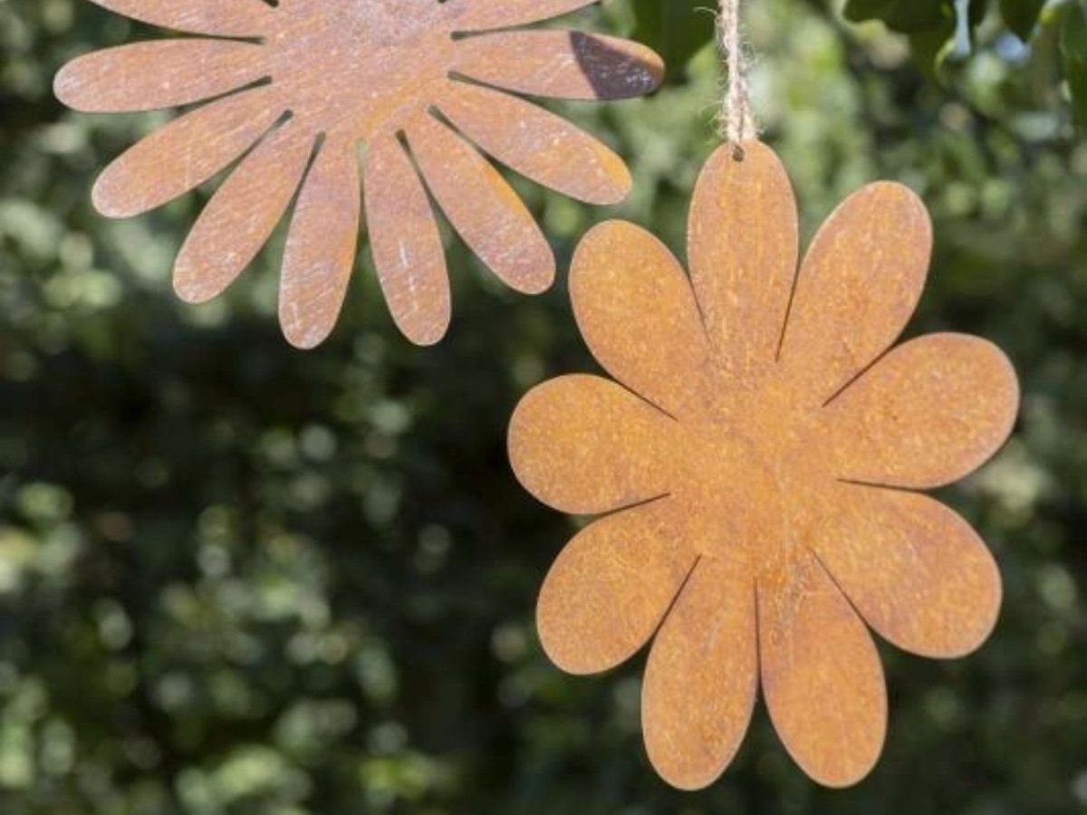 Tutte le decorazioni: Metallblumen Rost Set 20cm – Nuovo e nell'imballaggio originale da Matzendorf venduto da Gartendeko-Shop 2