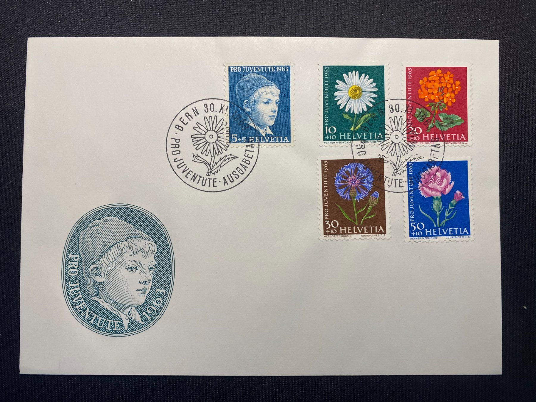 Tutti i francobolli: Pro Patria 1963 FDC – Usato da Grand-Lancy venduto da Dany1973