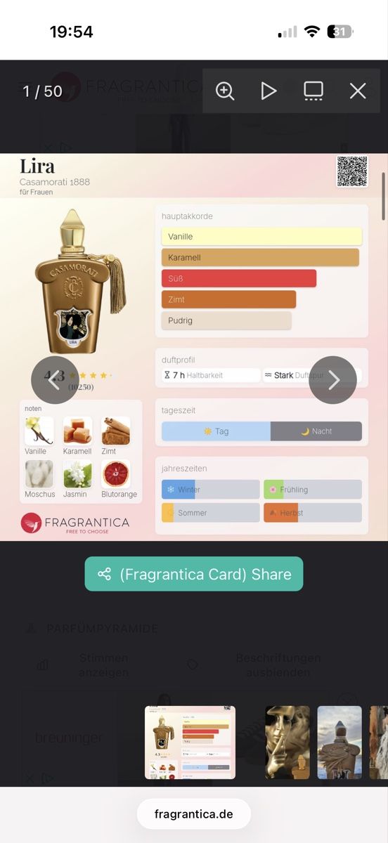 Xerjoff Profumi & Eau de Toilette: Casamorati Lira, 2 ml – Usato da Sursee venduto da nst_czk2 2