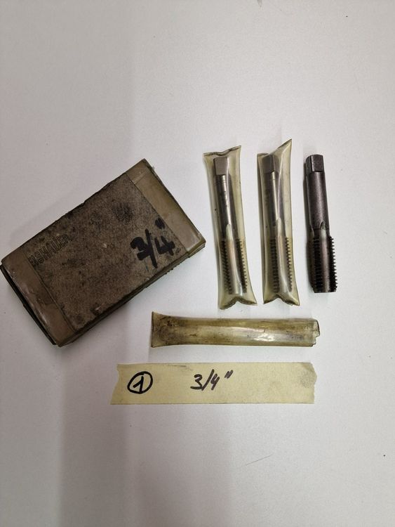 Rohrgewindebohrer Set 1/2 Zoll - Kohlenstoffstahl Innengewinde