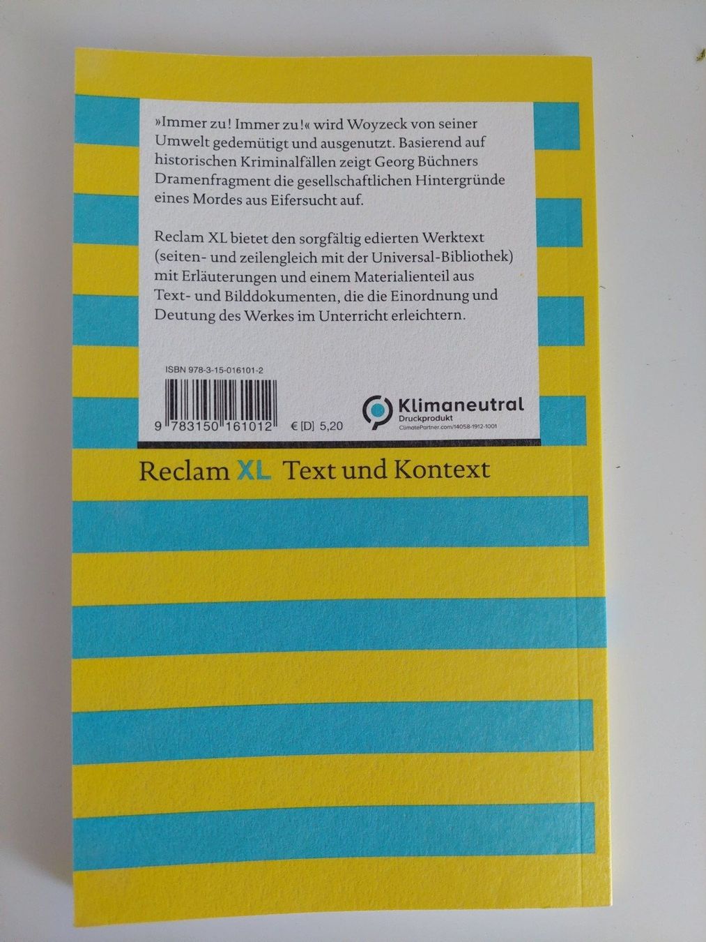Bücher: Woyzeck - Georg Büchner – Gebraucht aus Kriessern von maxmoritz03 1