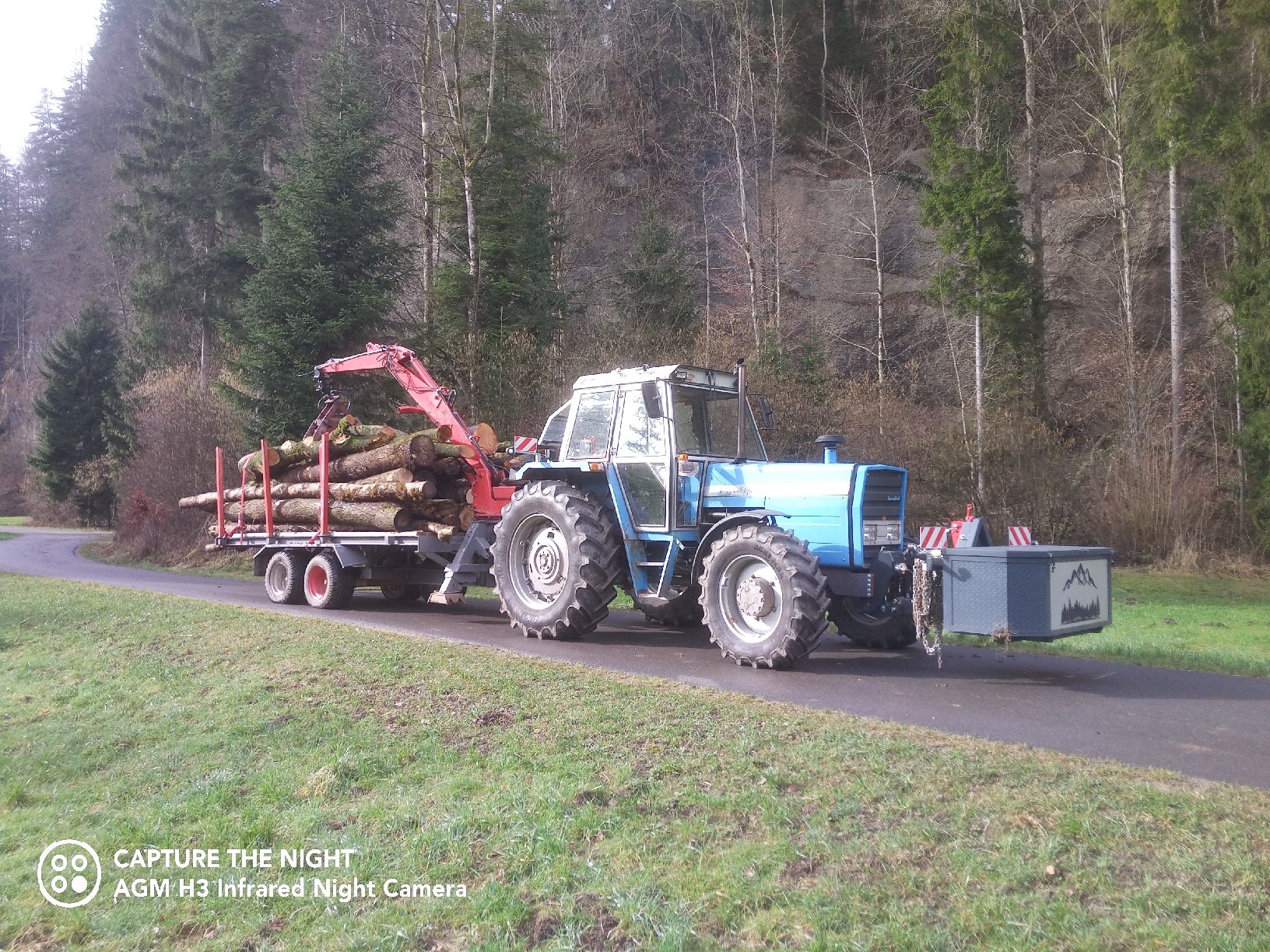 Rimorchi: Rückewagen mit Plattform und Kran – Usato da Doppleschwand venduto da Rueti02 3