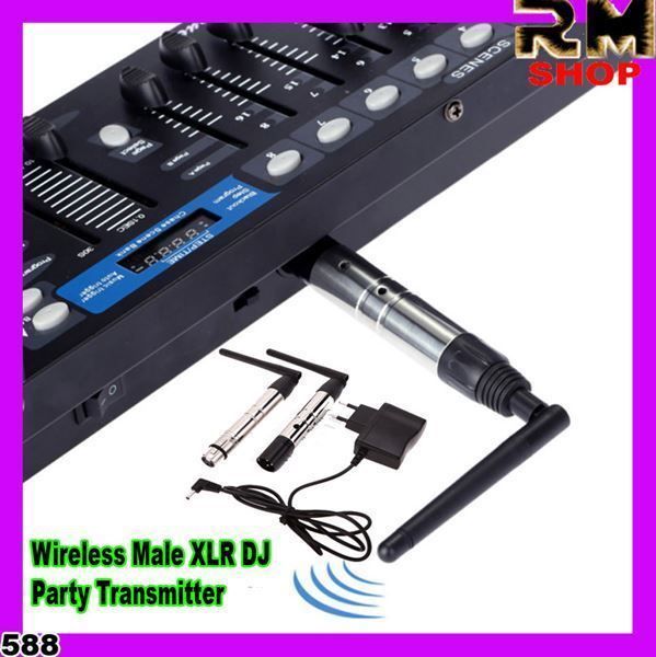 Universal Audio Studioequipment: Wireless DMX512 2 in 1 XLR Empfänger & Sender – Neu und originalverpackt aus Unterägeri von RmOnline