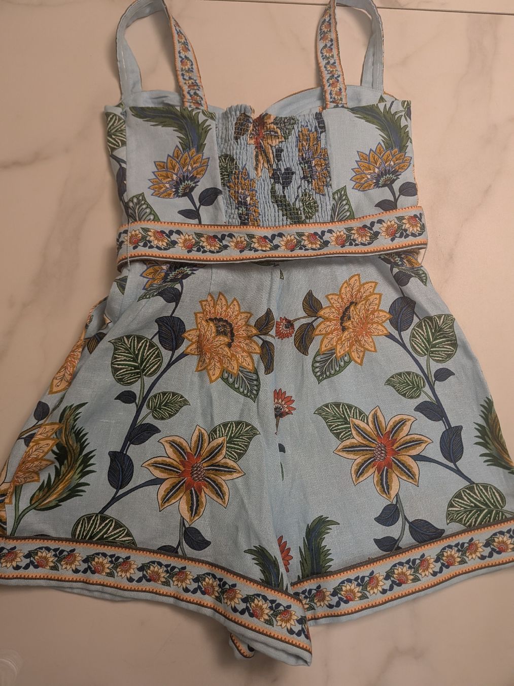 Farm Rio Vestiti: Premium Linen Romper from FARM Rio. – Nuovo (secondo la descrizione) da Vevey venduto da ste_d5zv 4