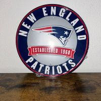 🏈 NFL New England Patriots Schild (Ø30cm) Lizenziert & OVP)