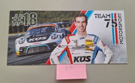 (LG) Autogrammkarte Adrien de Leener KÜS Team  Motorsport