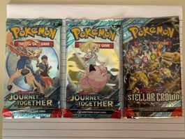 3x Pokémon Booster Sealed Scarlet & Violet