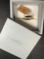 Toller GG/WG Ring 18Karat Goldring 750 Gr. 53  3Brill. 6.2g